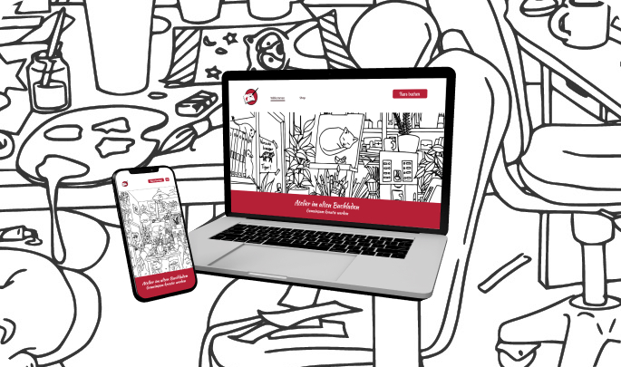 Atelier im buchladen - Website