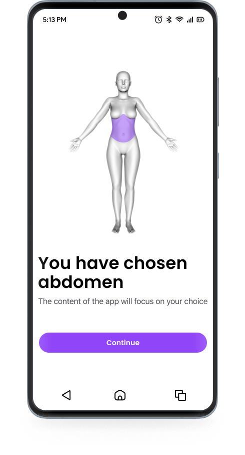 Select body part