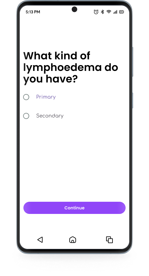 Select type of condition