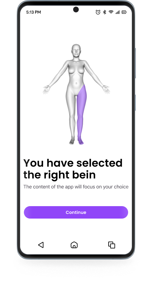 Select body part