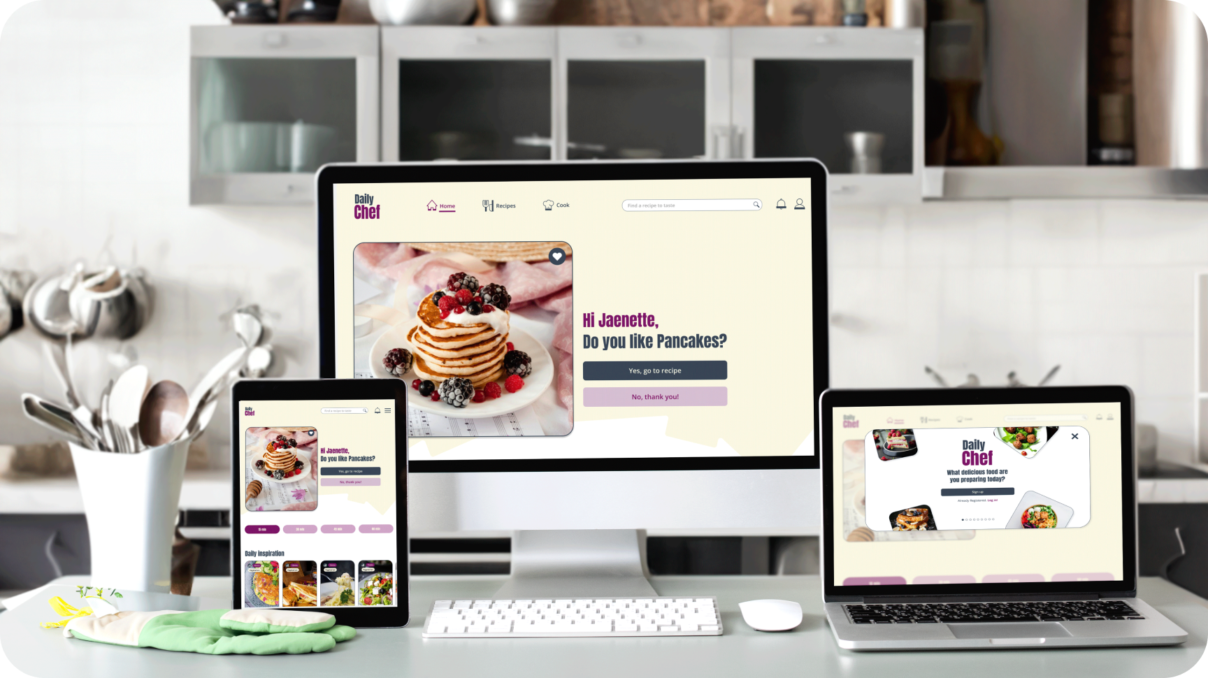 Responsive Recipe web app