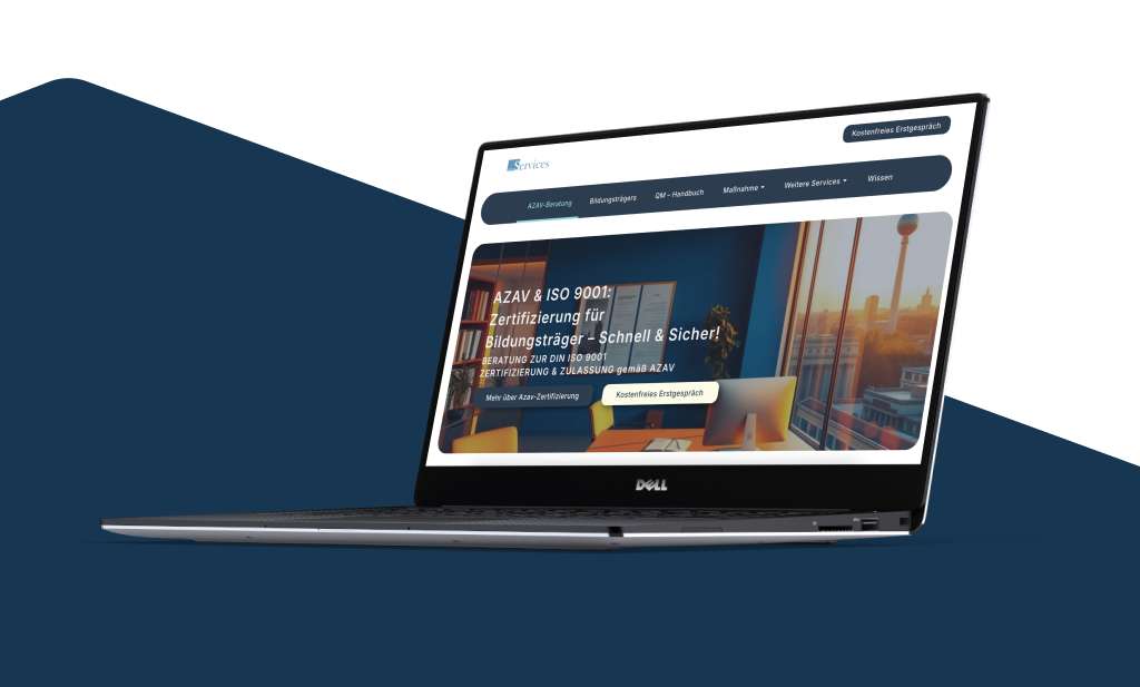 redesign website for Berlin agentur