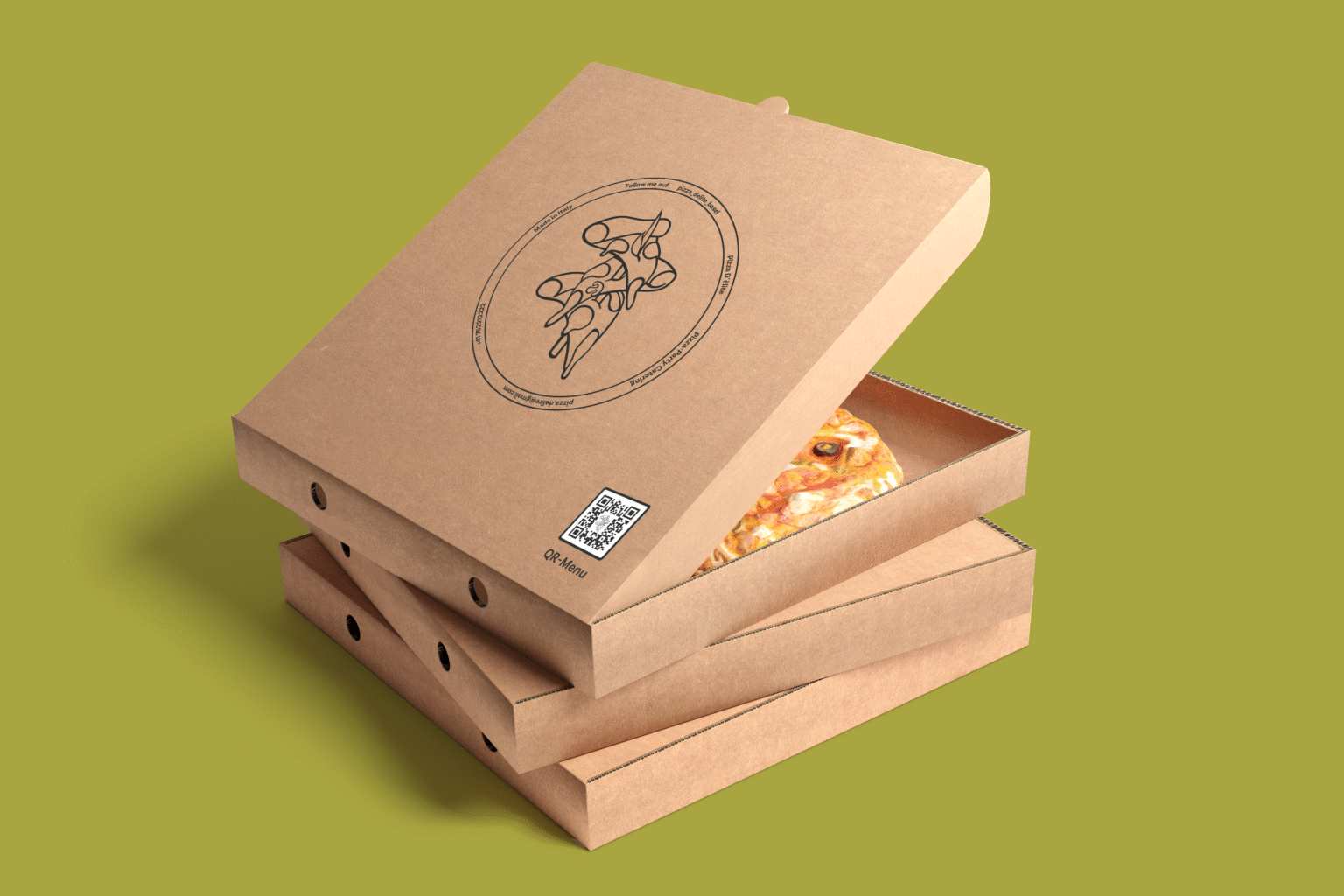 branding for pizzeria in basel