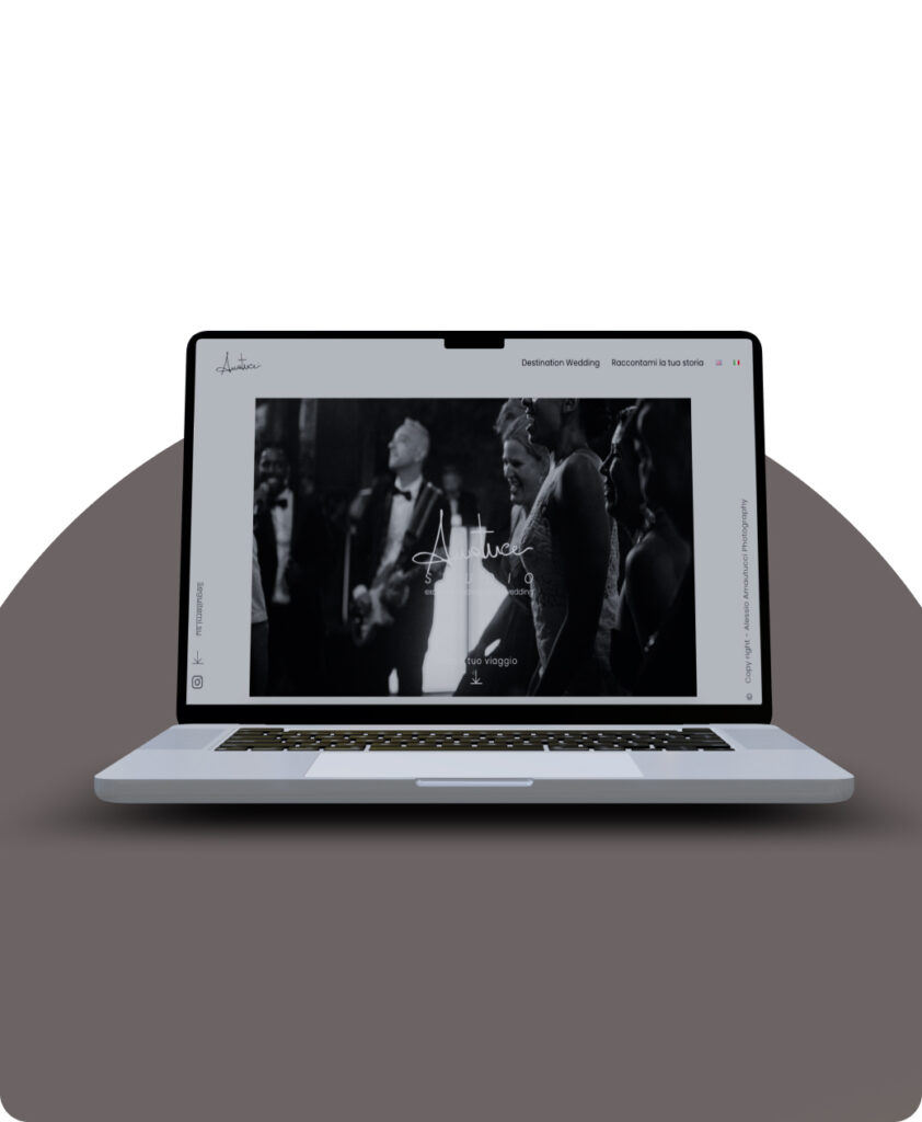 Website for a Wedding Photography Agency in Italy